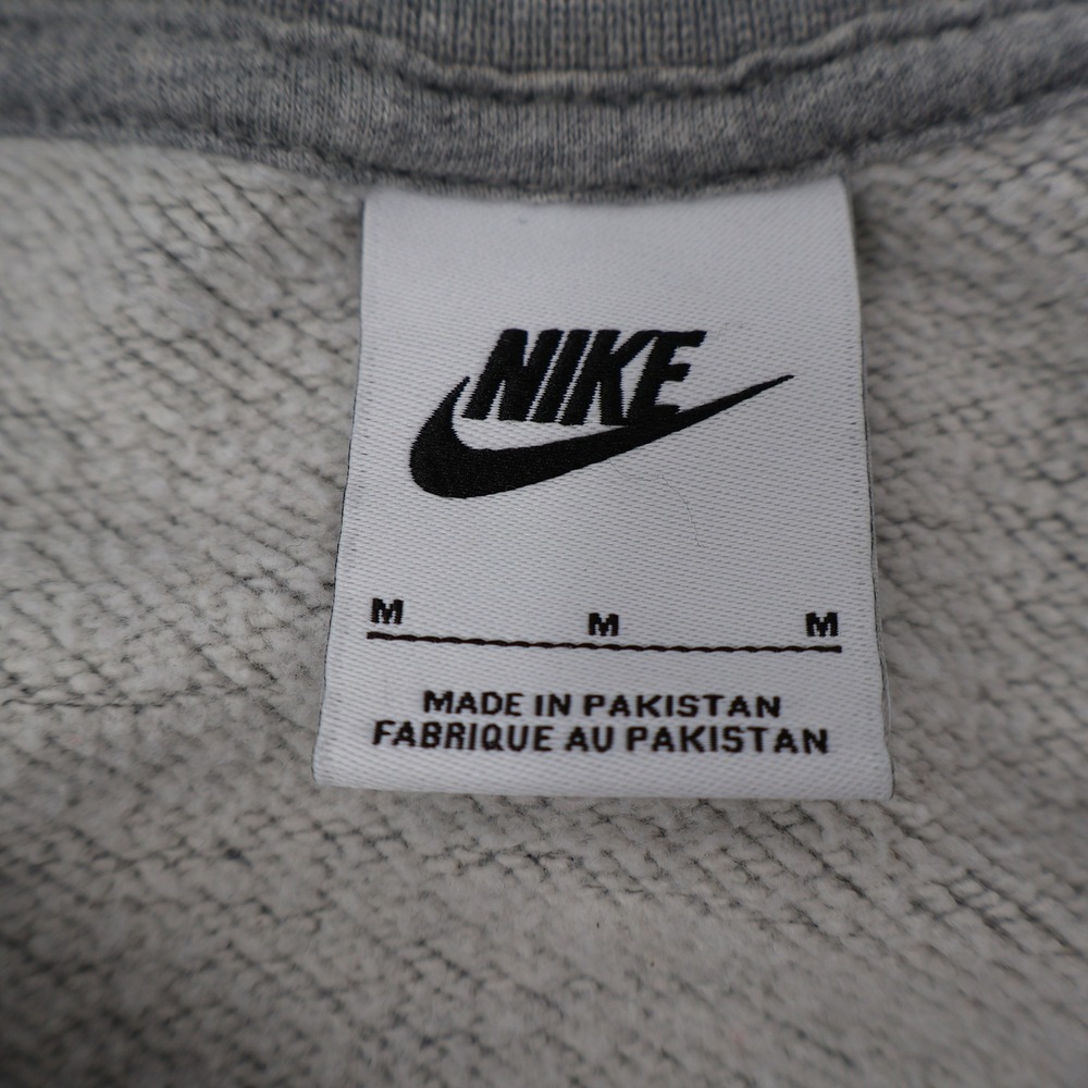 Nike Phoenix Fleece Sweatshirt Womens Medium Grey Cropped Oversized DJ7665-063 - Picture 3 of 10